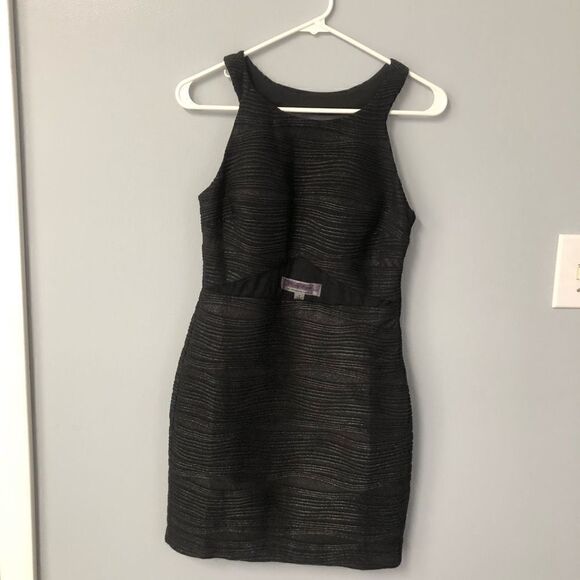 hailey logan by adrianna papel size medium black and silver glittery metallic sh - Picture 1 of 12